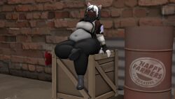bbw big_breasts breasts female furry huge_breasts kingofthekabuto overweight queenofthekabuto tagme thick_thighs wide_hips