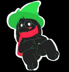 1boy 2018 2d anthro anthro_male anthro_only deltarune erection eyewear furry furry_male furry_only fuzefurry glasses humanoid humanoid_male humanoid_only male male_only mammal nude penis presenting ralsei solo undertale_(series)