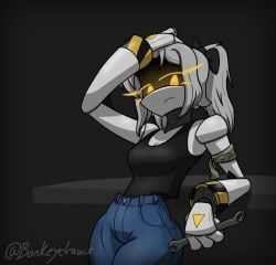 1girls artist_signature bonkeydraws female female_only j_(murder_drones) murder_drones robot robot_girl tagme