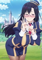 ai_generated ass big_ass blush breasts cleavage collarbone curvy cute female highres hips huge_ass kono_subarashii_sekai_ni_shukufuku_wo! large_ass large_breasts legs nose_blush self_upload sena_(konosuba) sexy slim_waist solo solo_focus thick_ass thick_thighs trezuya waist wide_hips