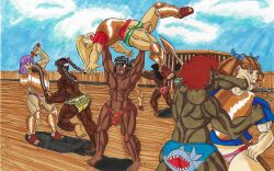 african_femboy african_male armor armored_futa balls balls_in_panties battle black_hair blonde_hair blue_panties blue_underwear bow bow_panties braided_hair bronze_(metal) bronze_age bronze_armor brown_hair cage caucasian_futa cod_piece copic copic_markers curly_hair cyan_panties cyan_underwear dark-skinned_femboy dark-skinned_male femboy femmekingdom femmekingdomiii fighting flower_panties frilled_panties futa_with_male futanari green_jockstrap green_panties green_underwear intersex jockstrap lace-trimmed_panties lifting_person male orange_panties orange_underwear panties panty_bulge penis penis_in_panties pink_jockstrap pink_panties pink_underwear pirate_ship pirates print_panties prison punching purple_hair purple_jockstrap purple_panties purple_underwear red_hair red_panties red_underwear ringlets sandals shark traditional_art traditional_media traditional_media_(artwork) underwear wackysexadventures yellow_panties yellow_underwear