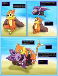 beach buizel caught comic cum cumshot dialogue ejaculation erection feral gau_(artist) male masturbation nintendo noibat open_mouth orgasm penis pokémon_(species) pokemon pokemon_mystery_dungeon seaside sex video_games voyeur yaoi