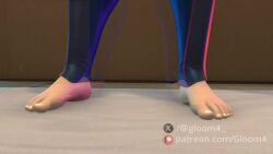 1boy 1boy1girl accessory animated bbw big_ass big_breasts bracelet bracelets cfnm chun-li chun-li_(fortnite) clothed curious feet female foot_fetish footjob gloom4_(artist) hair_bun indoors jiggle jiggling_ass laying_down leggings male painted_nails painted_toenails patreon shaking_butt street_fighter tagme toes twerking video video_games white_skin