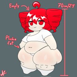 fatass teto from fumo plush by nitnat