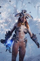 1girls 3d aloy faith103 game_screenshot horizon_zero_dawn mod nude nude_female nude_mod solo