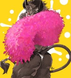 1boy :q animal_ears another_eidos-r another_eidos_of_dragon_vein_r azmond_(another_eidos) bara bara_ass barazoku beard body_fur bodybuilder cowboy_shot cropped_jacket curled_horns daddy facial_hair faun fingernails furry_ass furry_ears furry_legs furry_tail g-string g-string_bikini gay gay_male glasses goat goat_ears goat_legs gomtang hand_on_hip holding holding_glasses holding_object horizontal_pupils horn horns hunk looking_at_viewer looking_back male male_focus male_only male_underwear mature_male moustache moustache multi_horn muscles muscular muscular_ass muscular_legs muscular_male muscular_thighs mustache_stubble pink_clothing pink_jacket presenting presenting_ass presenting_butt presenting_hindquarters satyr sensual sharp_fingernails smug smug_expression smug_grin smug_smile solo solo_male spiky_hair thick_ass thick_eyebrows thick_legs thick_thighs tongue tongue_out underwear white_male_underwear yaoi yellow_eyes