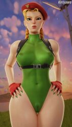 1girls 2025 3d 3d_(artwork) areolae athletic athletic_female big_breasts blender blonde_hair bodysuit breasts breasts_out cameltoe cammy_white cammy_white_(fortnite) capcom epic_games face_tattoo female female_focus female_only fishnets fortnite fortnite:_battle_royale hat headgear hi_res highres kiriyawn leotard light-skinned_female light_skin medium_breasts nipples nipples_visible_through_clothing pantyhose pose posing puffy_pussy pussy pussy_lips see-through showing_off street_fighter street_fighter_6 street_fighter_v thick_thighs vagina watermark
