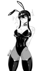 big_ass big_breasts big_butt big_thighs big_titties black_hair breasts bunny_ears bunny_girl bunny_girl_suit bunnysuit clothing curvaceous curvaceous_female curvaceous_figure curvy curvy_figure curvy_hips female female_focus female_only looking_at_viewer sakiend1 short_hair spy_x_family thick_thighs thigh_highs yor_briar