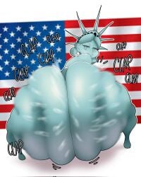 1girls 4th_of_july american_flag ass ass_bigger_than_head ass_focus back_view badonkadonks big_ass big_butt booty bottom_heavy bubble_butt butt caked_up clap clapping_ass clapping_butt clapping_buttocks clapping_cheeks crown crowundeadcat dat_ass dripping dumptruck_ass enormous_ass fat_ass fat_butt female from_behind giant_ass heavy_ass huge_ass hyper_ass lady_liberty large_ass looking_at_viewer looking_back massive_ass medium_hair pawg ponytail rear_view shaking shaking_ass shaking_butt smile smiling_at_viewer smug smug_face sound_effects squatting statue statue_of_liberty sweat tansau's_lady_liberty thedeathcrow05 thick_thighs throwing_it_back thunder_thighs twerking twerking_at_viewer venus_body voluptuous voluptuous_female well_endowed wide_hips