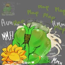 1girls anal anal_sex ass big_breasts breast_milk_squirt breast_milking breasts_out cum cum_in_ass cum_in_mouth cum_inside cum_on_face domination excessive_cum female green_body green_skin lactation orgasm orgasm_face orgasm_factory orgasm_from_anal petals plant plants_vs._zombies plants_vs_zombies pussy pussy_juice sex solar_flare_(pvz) squirting stomach_bulge sunflower_(pvz) thick_ass thick_thighs unknown_artist yellow_nipples zombie