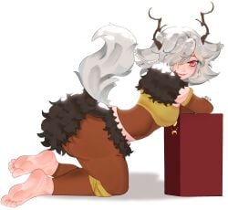 cea_(artist) clothed feet female spooky's_house_of_jump_scares spooky's_jump_scare_mansion tirsiak white_hair