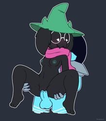 1boy 1girls 2018 armor ass black_fur blush breasts caprine clothing deltarune eyewear female glasses goat grope hat kris_(deltarune) looking_back male mammal nipples nude open_mouth penetration purplealacran pussy ralsei ralsei_(female) ralsei_with_black_fur rule_63 scarf sex shortstack small_breasts stand_and_carry_position standing straight thick_thighs vaginal_penetration video_games