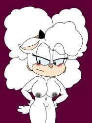 3:4 anthro big_breasts blush blush_lines bovid breasts caprine cleavage clothed clothing embarrassed exposed female fluffy fur genitals hi_res horn idw_publishing lanolin_the_sheep mammal navel nipples nude sega sheep sonic_(series) sonic_the_hedgehog_(comics) sonic_the_hedgehog_(idw) sonic_the_hedgehog_(series) sticky_carl tail vulva white_body white_fur white_wool wool_(fur)