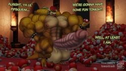 abs balls biceps bowser male mario_(series) muscles muscular muscular_arms muscular_legs muscular_male muscular_thighs nintendo pecs penis