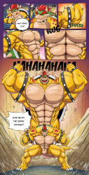 abs biceps bowser male mario_(series) muscles muscular muscular_arms muscular_legs muscular_male muscular_thighs nintendo pecs