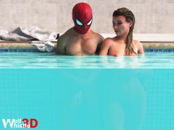 1boy 1boy1girl 3d avengers big_ass big_breasts black_widow_(marvel) breasts bust busty curvaceous curvy curvy_figure female hips hourglass_figure huge_ass huge_breasts large_ass large_breasts legs light-skinned_female light-skinned_male light_skin male marvel marvel_comics mature mature_female peter_parker pool s.h.i.e.l.d. spider-man spider-man_(series) straight thick thick_legs thick_thighs thighs thunderbolts voluptuous waist water white_widow wide_hips yelena_belova
