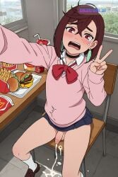 1girl age_difference ai_assisted ai_generated anal anal_sex ayase_momo bestiality big_cock blush brown_hair crying cum_dump cumdump cumshot dandadan domination fear feminine_body flaccid flat_chest from_above happy looking_at_viewer micro_penis mind_break momo_ayase monster monster_cock naked nude pain penis_size_difference pleasure portrait red_eyes screaming selfie size_difference small small_ass small_balls stomach_bulge tiny_balls used v young