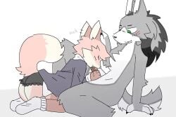1boy 1girls 2026 animated anthro blowjob chelsea_(millislushi) clothed clothed_female clothed_female_nude_male clothing fellatio female furry furry_female furry_male gif male male/female millislushi nude_male penis penis_in_mouth tagme