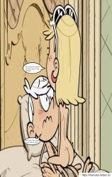 ai ai_art ai_assisted ai_generated big_sister brother_and_sister cowgirl cowgirl_position fanbox_username incest leni_loud lincoln_loud little_brother nickelodeon siblings the_loud_house unknown_ai_generator