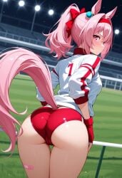 1girls ai_generated anus ass bad_anatomy haru_urara_(umamusume) pussy umamusume