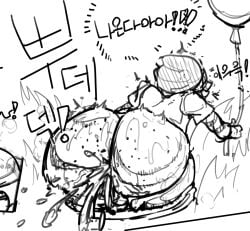 1boy 1male bent_over big_ass big_butt big_thighs fart femboy giant_ass large_ass large_butt niaemi23333 scat scat_desperation twink untranslated voluptuous_male