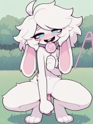 ai_generated blue_eyes original_character rabbit rabbit_ears rabbit_girl rabbit_humanoid rabbit_tail waifu waifu_night