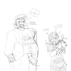 big_penis emo_boy five_nights_at_freddy's fnaf gooner hairy_male henmike henry_emily implied_rape imposing incoming_attack larger_male michael_afton not_incest older_male penis punk_boy scared teenager uncle_and_nephew weirdo younger_male