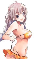 1girls 2d 2d_(artwork) 2d_artwork ahoge armpits background bare_armpits bare_arms bare_belly bare_chest bare_hands bare_midriff bare_navel bare_shoulders bare_skin belly belly_button big_boobs big_breasts bikini bikini_bottom bikini_only bikini_top blank_background blue-eyed_female blue_eyes blush_face blush_lines blushing blushing_at_viewer blushing_female blushing_lines braid braided_hair braided_twintails braids breasts busty busty_female busty_girl cleavage collarbone digital digital_art digital_drawing digital_drawing_(artwork) digital_media digital_media_(artwork) drawing exposed exposed_armpits exposed_arms exposed_belly exposed_chest exposed_midriff exposed_navel exposed_shoulders exposed_skin eyebrows_visible_through_hair female female_focus female_only fingers fit_female flushed flushed_face grey-haired_female grey_hair half_naked half_nude halterneck head_tilt inframammary_fold kizuna_akari konnyaku_(kk-monmon) large_boobs large_breasts lean_figure linea_alba long_hair looking_at_viewer midriff monotone_background naked naked_female naked_woman narrow_waist navel nipple_bulge nude nude_female nudity one_color_background open_mouth open_mouth_smile parted_lips partially_undressed plain_background portrait semi_nude shoulders sideboob skindentation slender_body slender_waist slim_female slim_waist smile smiley_face smiling smiling_at_viewer solid_color_background solo standing stomach string_bikini swimsuit swimwear tied_hair tilted_head tongue twin_braids twintails twintails_(hairstyle) upper_body upper_teeth vocaloid voiceroid white_background yellow_bikini yellow_bikini_bottom yellow_bikini_top yellow_swimsuit yellow_swimwear