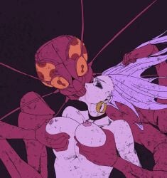 1girl 1girls about_to_be_raped big_boobs big_breasts big_tits big_titties black_sclera boobs_focus breasts_focus creature curse damsel_in_distress female female/monster female_dominated female_domination female_focus femsub fondling fondling_breast fondling_breasts forced forced_kiss forced_sex forced_submission grabbing grabbing_another's_breast grabbing_breasts grabbing_hair groping groping_breasts insect insects interspecies interspecies_domination interspecies_mating interspecies_rape interspecies_sex jjk jujutsu_kaisen kissing kurourushi large_boobs large_breasts large_tits large_titties long_hair making_out monster multiple_arms naked naked_female nipples nipples_outside nude nude_female pink_hair raped_female saliva saliva_drip saliva_string saliva_trail scared scared_expression scared_female surprised surprised_expression takako_uro uro_takako