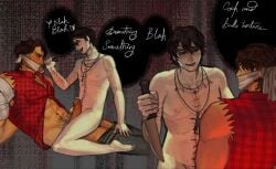 bara beefy bondage commission dirty_talk ftm_penetrated gay grey_background hairy homosexual male muscular_male notsokreah pubic_hair roblox roblox_game self_insert size_difference tanned_skin the_butchery transmasc transmasc_penetrated twink two_guys william_(the_butchery) william_hillwalker yaoi