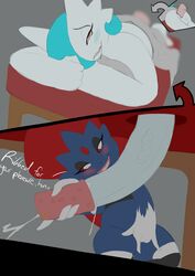 1boy 1girls anal ass female_pokemon femdom gardevoir handjob male_gardevoir male_pokemon male_pokemon/female_pokemon malesub massage_table mcnasty nastymick nintendo penis pokémon_(species) pokemon pokemon_(species) pokemon_rse tease teasing weavile