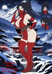 1girls adoptable ass big_ass big_breasts big_thighs breasts curvaceous curvy curvy_figure digital_media_(artwork) female hips hourglass_figure huge_thighs kunoichi large_thighs light-skinned_female light_skin mature mature_female ninja ninja-8004 slim_waist thick thick_hips thick_legs thick_thighs thighs voluptuous waist wide_hips wide_thighs