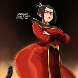 ai_generated avatar_the_last_airbender azula crown_braid curvaceous curvaceous_female curvy curvy_figure princess sidelocks small_penis small_penis_humiliation sph tagme