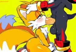 2boys ai_assisted ai_generated dlewdedai fellatio femboy gay on_knees shadow_the_hedgehog sonic_(series) sonic_the_hedgehog_(series) tails_the_fox yaoi