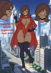 1girls adoptable ass big_ass big_breasts big_thighs breasts brown-skinned_female brown_body brown_skin curvaceous curvy curvy_figure dark-skinned_female dark_skin digital_media_(artwork) female female_only hero heroine hips hourglass_figure huge_thighs large_thighs mature mature_female ninja-8004 slim_waist super-chan superhero superheroine thick thick_hips thick_legs thick_thighs thighs voluptuous waist wide_hips wide_thighs