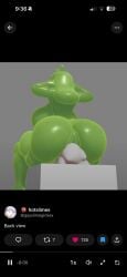 animated ass_focus big_ass big_breasts brickey on_top simple_background sitting_on_person size_difference slime slime_girl slymee small_penis sycneit_(artist) tagme video