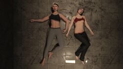 barefoot cassie_cage dead_eyes dead_female death defeated defeated_female eyes_rolled_back mortal_kombat mortal_kombat_11 necrophilia ryona snuff sonya_blade