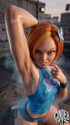 1girls 3d 3d_(artwork) 3d_model 3d_render ai_assisted armpit armpit_crease armpit_fetish armpit_peek armpits arms_up bikini breasts cinderpits detailed detailed_background female musk musk_clouds pheromones planetronika realistic realistic_textures self_upload smug smug_face solo solo_female solo_focus sweat sweatdrop sweating sweaty sweaty_armpits sweaty_body sweaty_breasts tan_body tan_skin tight_clothing tight_fit