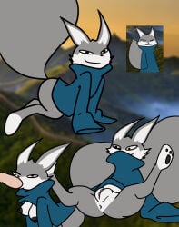 2024 accurate_art_style anthro big_tits blowjob human_on_anthro juanp1arts kung_fu_panda kung_fu_panda_4 leg_up negas parody parody_character parody_porn penetration pinchimundo silver_body spanish_text tits_out vagina youtuber zhen_(kung_fu_panda)