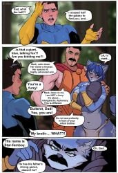 1girls 2026 3boys anthro anthro_female anthro_male big_breasts black_hair blue_eyes blue_hair blush blushing blushing_female breasts bursting_breasts comic curvaceous curvaceous_body curvaceous_female curvaceous_figure curvaceous_hips curvy curvy_body curvy_female curvy_figure curvy_hips deodrac dialogue female fox_ears fox_tail furry green_eyes hips hourglass_figure huge_breasts invincible invincible_(superhero) krystal krystal_(star_fox) large_breasts light-skinned_male light_skin lmao male mark_grayson massive_breasts miloff no_sex nolan_grayson omni-man seductive seductive_look shirt short_hair star_fox text text_bubble thick thick_breasts thick_hips thick_thighs voluptuous voluptuous_female what_if wide_hips