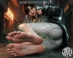 1girls 3d 3d_(artwork) 3d_model 3d_render ai_assisted artist:cinderpits breasts cum_on_feet detailed detailed_background evie_(stellar_blade) feet feet_fetish feet_focus feet_up female foot_fetish foot_focus musk musk_clouds pheromones realistic realistic_textures self_upload smug smug_face soles soles_female soles_fetish solo solo_female solo_focus stellar_blade stellar_blade:_blood_rain sweat sweatdrop sweating sweaty sweaty_body sweaty_breasts sweaty_feet tight_clothing tight_fit