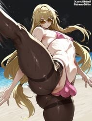 1boy ai_generated androgynous belly belly_button big_ass bikini bikini_top blonde blonde-haired_male blonde_hair bulge curvaceous curvaceous_ass curvaceous_body curvaceous_figure curvaceous_hips curvaceous_male curves curvy curvy_body curvy_figure curvy_hips dlirtim_(artist) fat_ass fat_butt femboy femboy_only femboysub feminine feminine_body feminine_faced_male feminine_male feminine_pose feminization feminized_male flaccid flaccid_cock flaccid_penis girly glasses hormone_breasts juicy_ass juicy_butt juicy_thighs large_ass legs_apart long_hair male male_focus male_only meaty_ass meaty_butt meaty_dick one_leg_up pale-skinned_femboy pale-skinned_male pale_skin pose posing sissification sissy sissyfication slim_waist small_penis small_waist sunglasses sweat sweatdrop sweating sweaty sweaty_body thick thick_ass thick_hips thick_legs thick_thighs thighs tiny_penis tiny_waist voluptuous voluptuous_body voluptuous_femboy voluptuous_male wide_hips yaoi