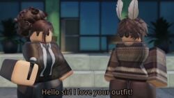 host_(roblox) lidusflower news_lady_(roblox) now_playing_on_roblox roblox roblox_avatar robloxian tagme video