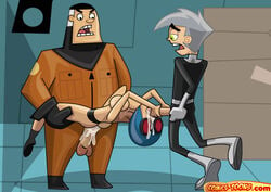 1girls comics-toons.com danny_fenton danny_phantom female goggles human incest jack_fenton madeline_fenton male mask masked masked_female nickelodeon straight straight_hair