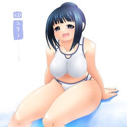 large_breasts obese rd_sennou_chousashitsu real_drive swimsuit tagme yuasa_makoto yukino_itou