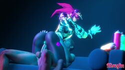 3d akali alternate_costume animated ass ass_grab big_ass blacklight bouncing_ass bouncing_balls cowgirl_position female girl_on_top glowing glowing_eyes glowing_markings k/da_akali k/da_series kisxsfm league_of_legends male no_sound penis pussy riding source_filmmaker straight vaginal video wide_hips