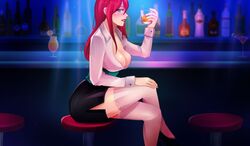 amanda_(fap_ceo) bar fap_ceo high_heels nutaku red_hair stockings