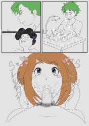 deku izuku_midoriya midoriya_izuku minoru_mineta my_hero_academia ochako_uraraka