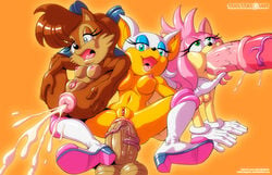 2boys 3girls amy_rose anal animal_genitalia animal_penis anthro anus archie_comics areolae ass balls bat bent_over big_breasts big_penis black_nose blue_eyes boots breasts brown_fur chipmunk clitoris cum cum_in_ass cum_inside equine_penis fellatio female furry gaping gaping_anus gloves green_eyes hedgehog horsecock huge_cock large_penis legs legs_up male mammal multiple_boys multiple_girls multiple_penises nipples nude open_mouth oral penetration penis pink_fur pink_hair prolapse pussy red_hair rodent rouge_the_bat sakurakasugano sally_acorn sega small_breasts sonic_(series) straight sucking thick_penis vein veiny_penis video_games white_fur white_hair