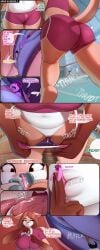 2026 absurd_res anthro anthro_pov athletic_wear big_breasts biped bodily_fluids bottomwear breasts brown_hair butt clitoris clothed clothed_anthro clothed_female clothing clothing_pull colored comic cum cum_in_mouth cum_inside cum_on_tongue dialogue digital_media_(artwork) digital_painting_(artwork) discordthege dominant dominant_female duo ears_up english_text entrapment extreme_size_difference feet female female_anthro first_person_view fur genital_fluids genitals group gym_bottomwear gym_shorts hair hi_res humanoid_genitalia humanoid_penis hybrid inside_clothing internal internal_oral jay_(jayjaybnnuy) jogging lagomorph larger_anthro larger_clothed larger_female leonard_(discordthege) leporid long_ears low-angle_view male male/female male_anthro male_pov mammal micro micro_anthro micro_male micro_pov mustelid olivia_lowenheart orange_body orange_fur otter oversized_fellatio painting_(artwork) penis pink_body pressing_breasts_together rabbit shorts size_difference smaller_anthro smaller_clothed smaller_male sport student tan_body tan_fur teeth text tongue trapped_in_clothing trapped_in_underwear trio unbirthing underwear underwear_pull vaginal vore vulva